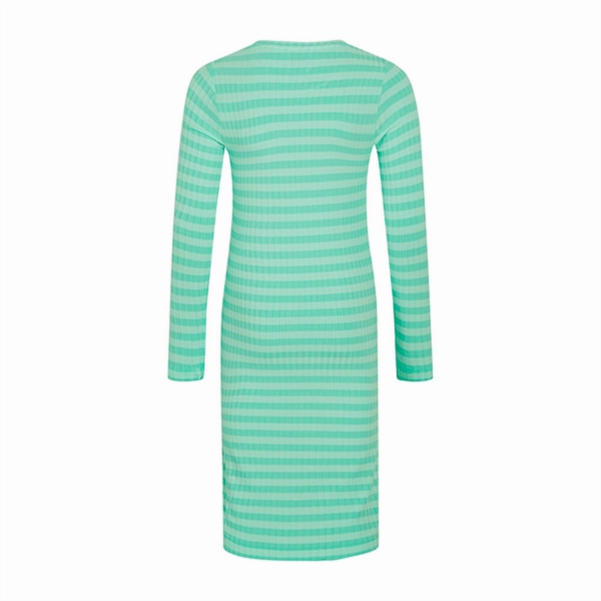 Lounge Mode Gift-Worthy Mads N?rgaard 5x5 Stripe Dubina Dress Stripe/Cabbage