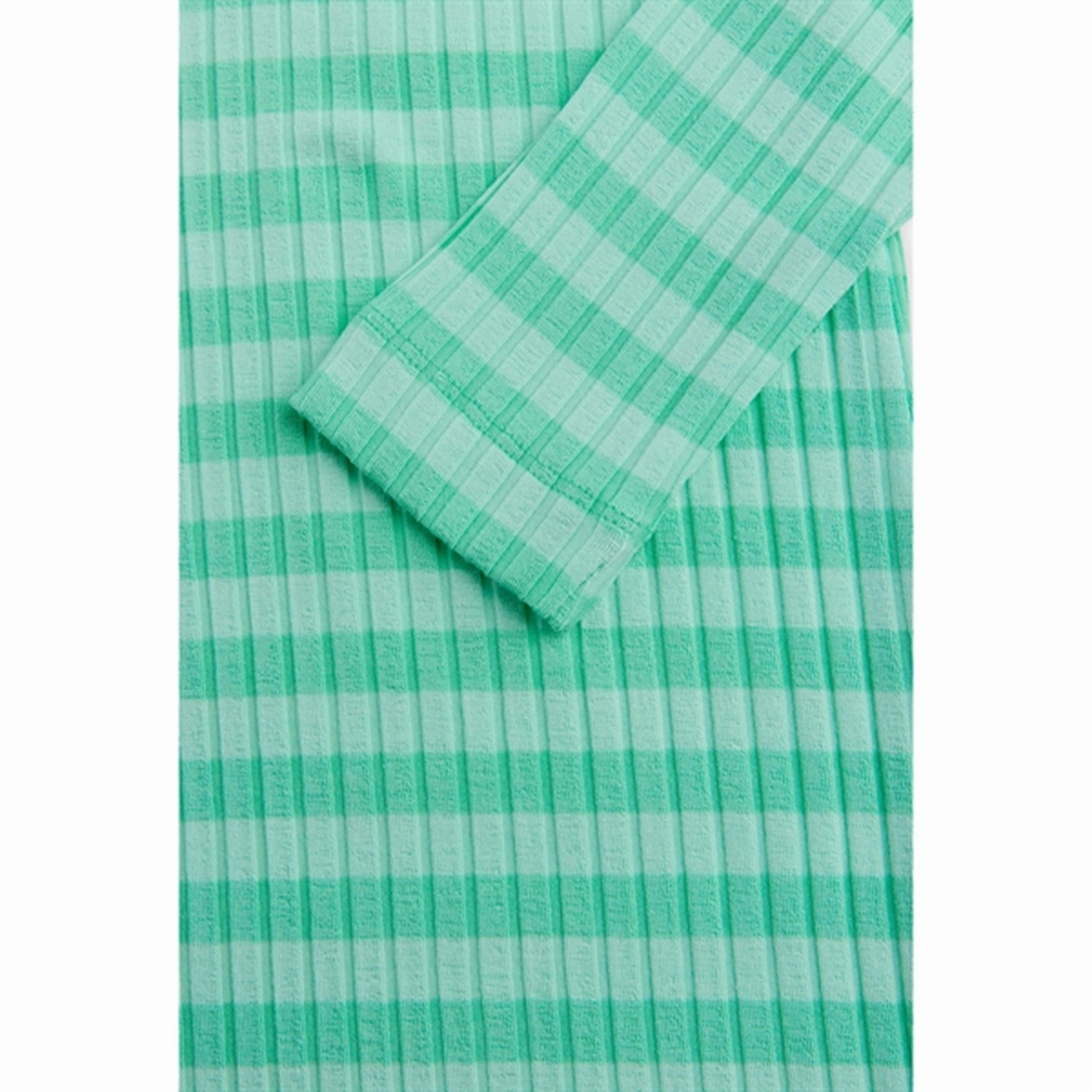 Detachable-Detail Mads N?rgaard 5x5 Stripe Dubina Dress Stripe/Cabbage