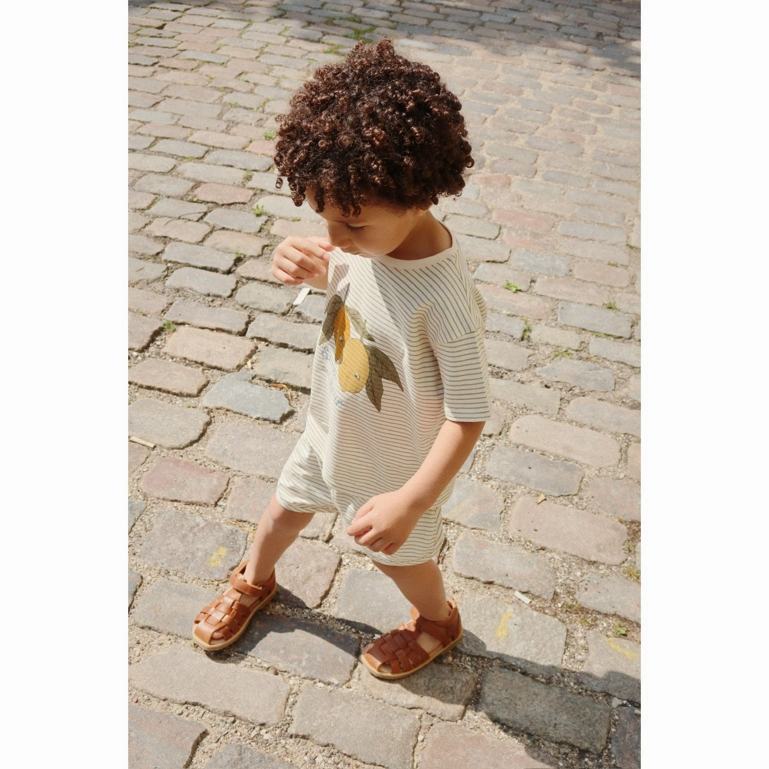 Chill Comfort Autumn coziness Konges Sl?jd Tea Stripe Famo Set Gots