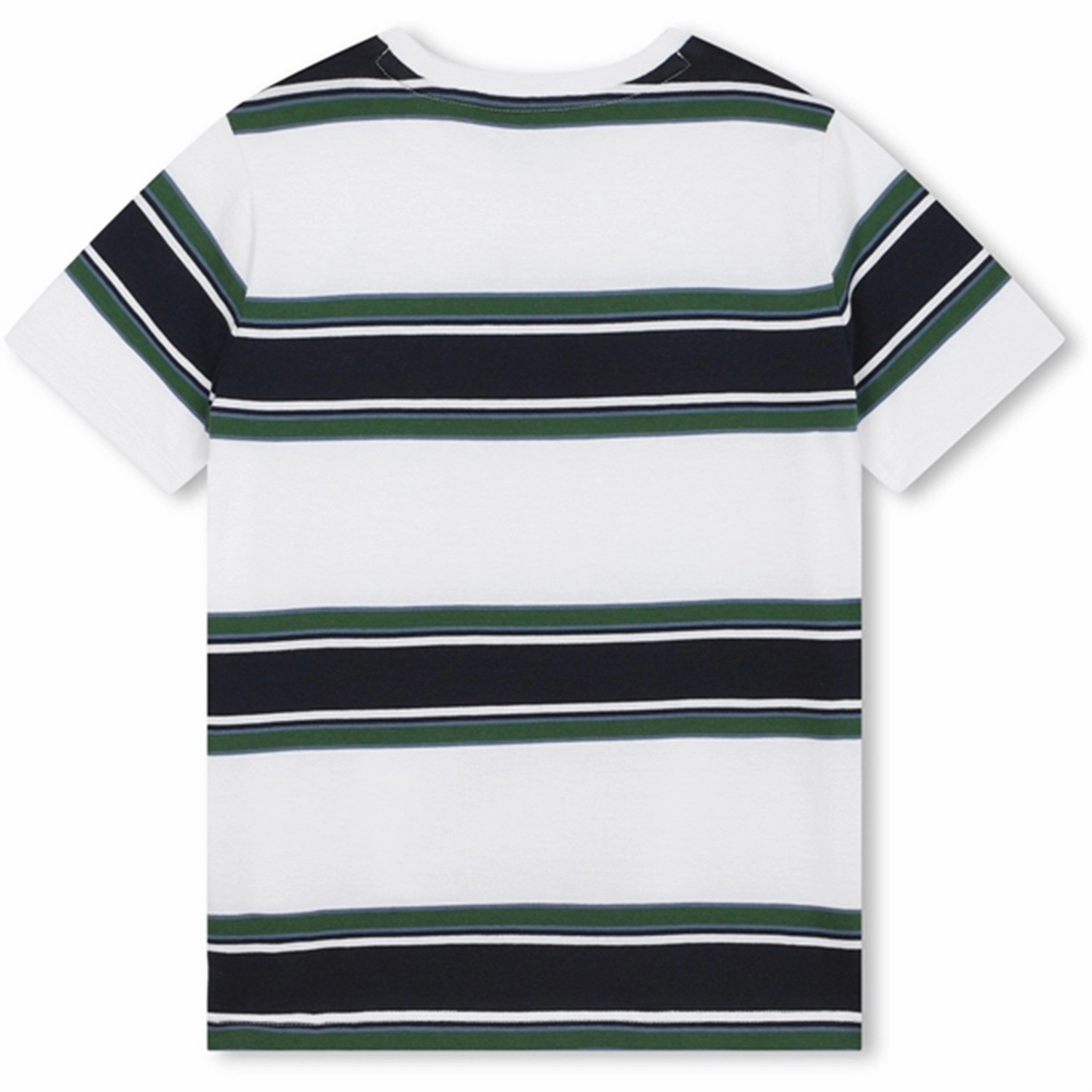 Low Impact Dye Stylish Everyday Wear Hugo Boss White Green T-shirt