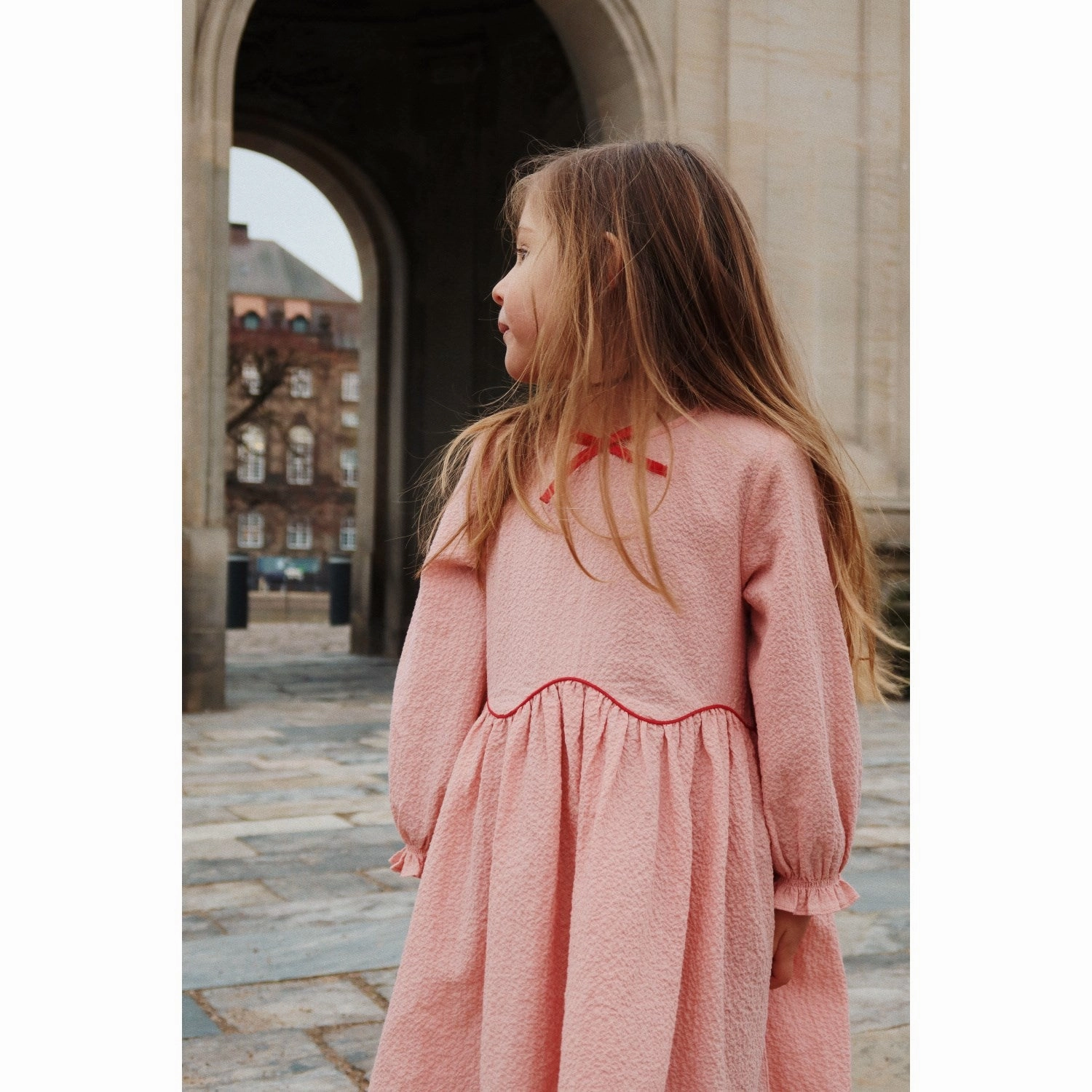 Floral Pattern Konges Sl?jd Mellow Rose Ava Dress Gots