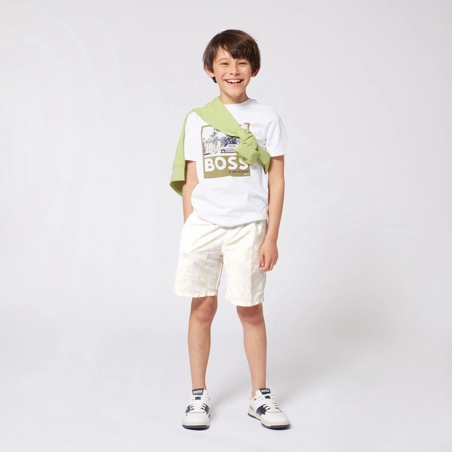 Stretch Fabric Technology Hugo Boss Dark Green T-Shirt