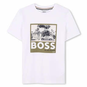 Sporty Look Hugo Boss Dark Green T-Shirt