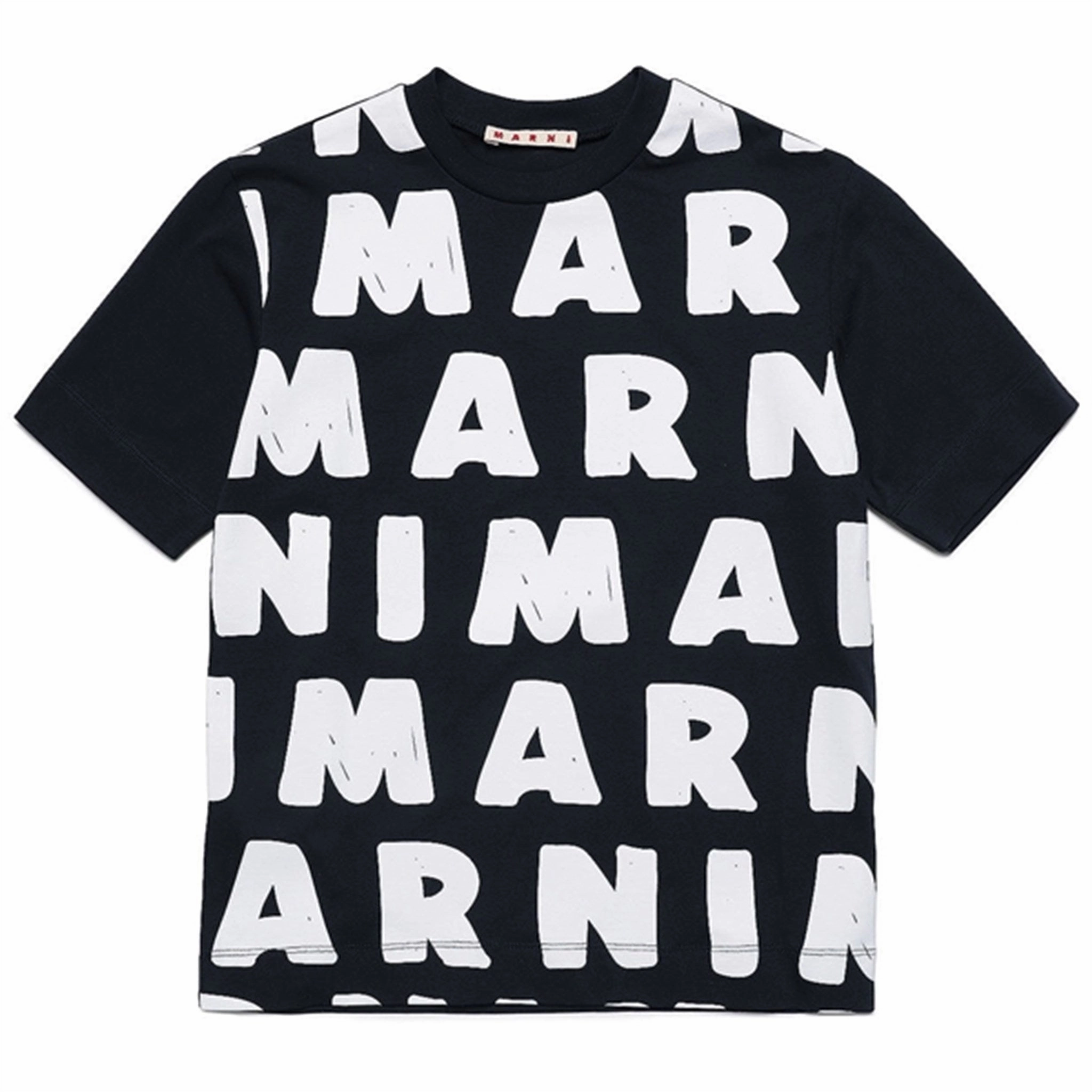 Quick Dry Fabric Cozy Design Marni Black T-shirt