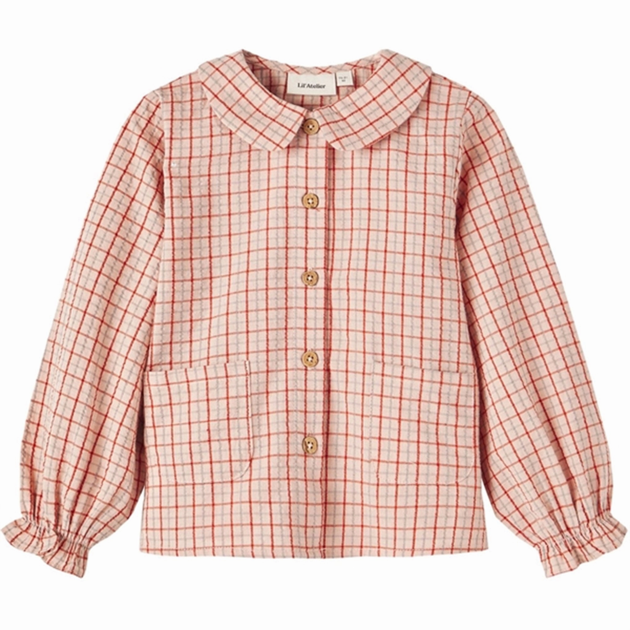 V-Neck Comfort Stretch Lil'Atelier Baked Clay Lucy Loose Shirt