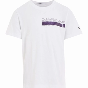 Athletic Comfort Wear Calvin Klein Hero Mini Logo T-Shirt Bright White