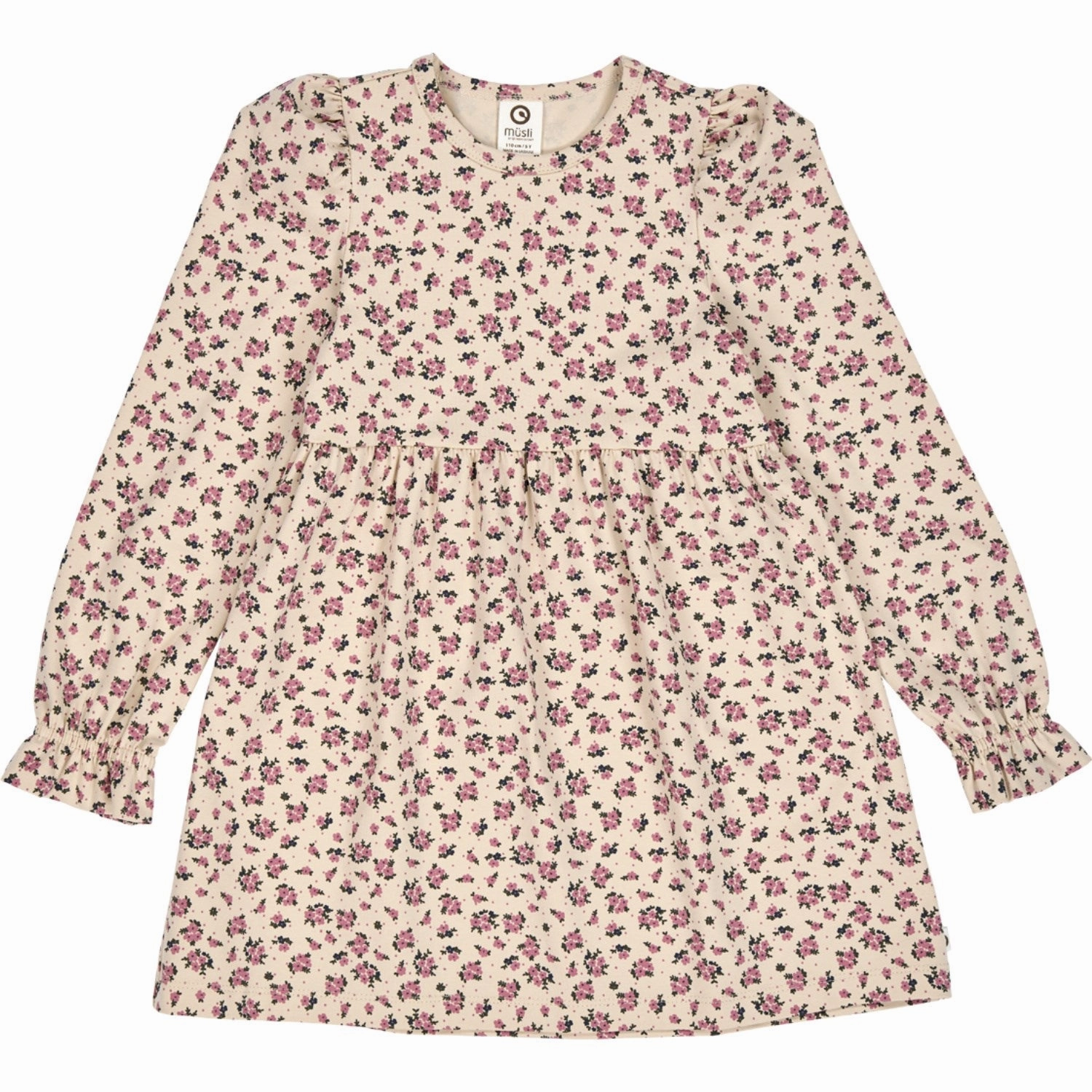 Easy Style Fit Base M??sli Oak/ Nostalgia Rose/ Deep Green Zinna L/S Dress