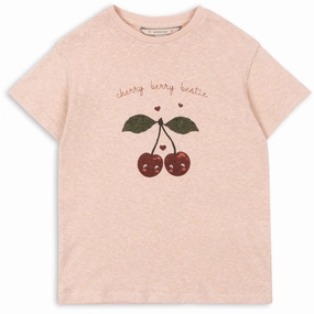 Konges Sl?jd Cameo Rose Era T-Shirt OCS High-Quality Cotton Urban Casual Look