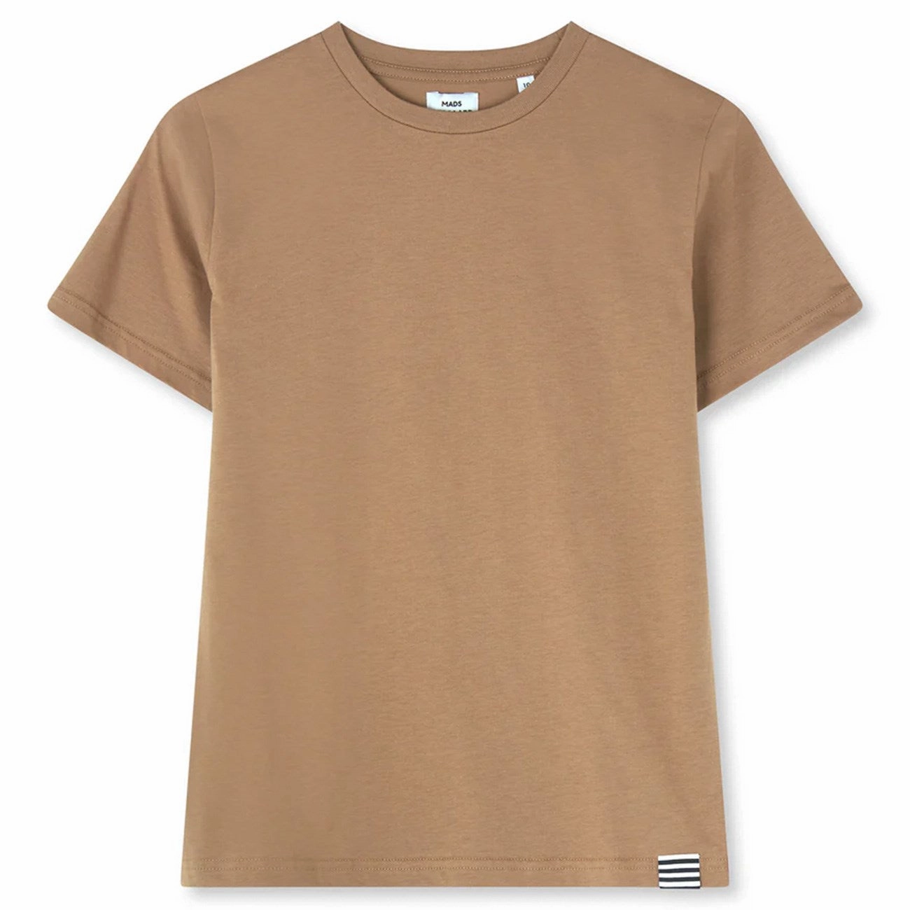 Mads N?rgaard Tiger'S Eye Organic Thorlino Tee Fav Relax Comfort Style Seam Free Edging