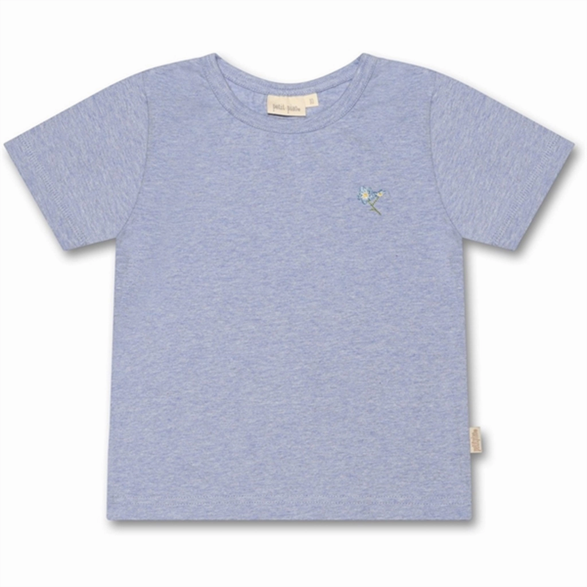 Petit Piao? Light Blue T-shirt Motif Urban Casual Beachwear