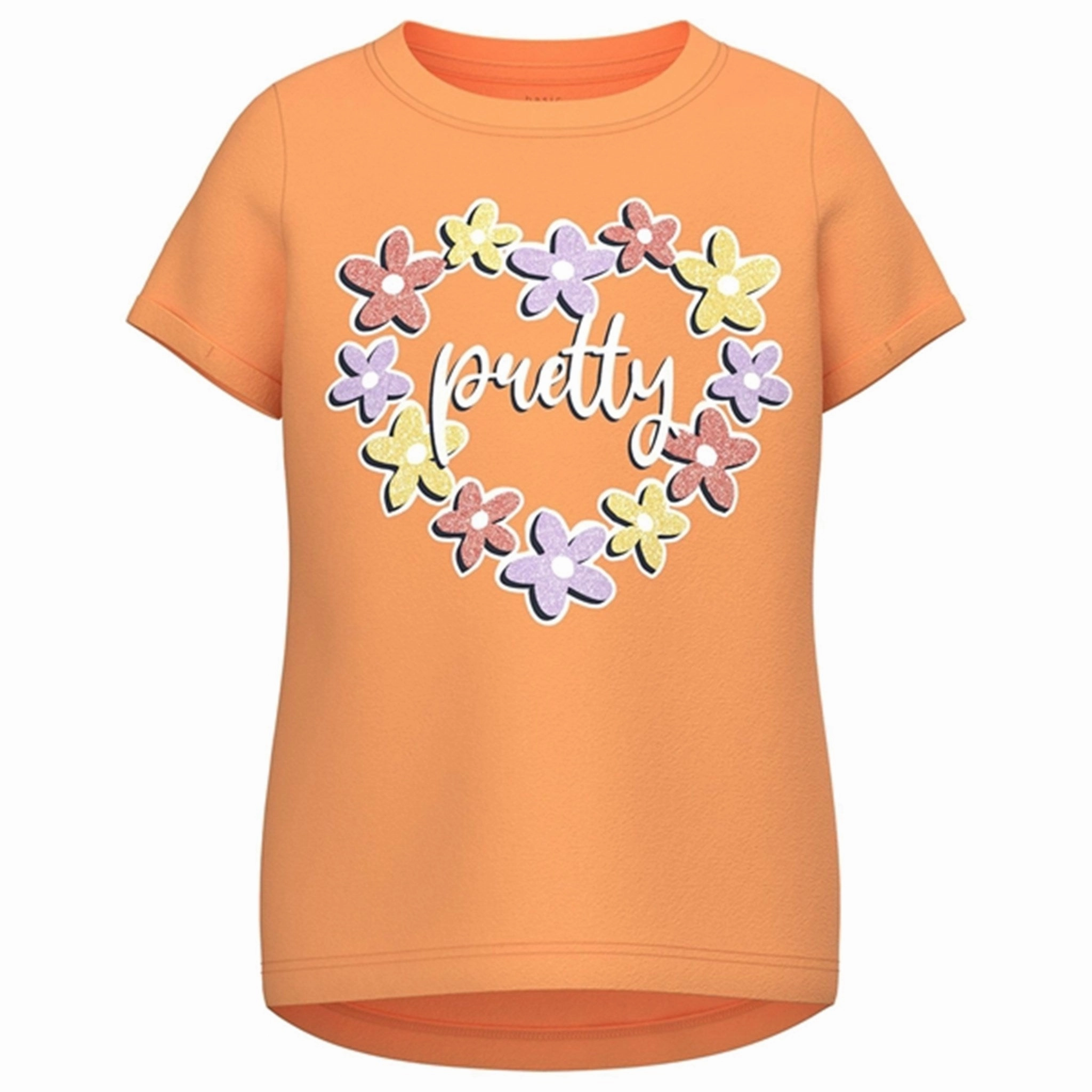 Non Irritating Seams VintageWashEffect Name it Mock Orange Vix T-Shirt