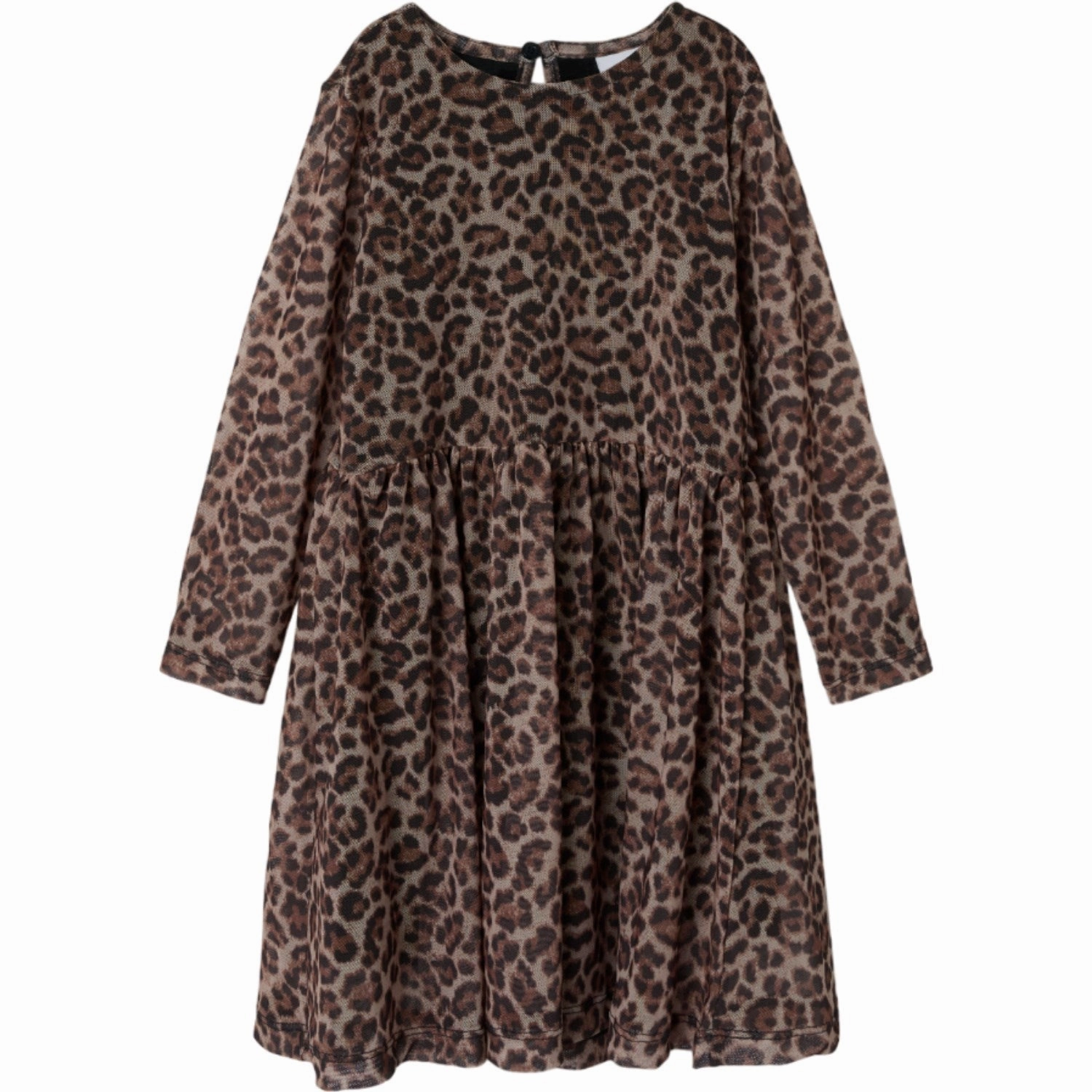 A-Line Name It Black Animal Silje Dress