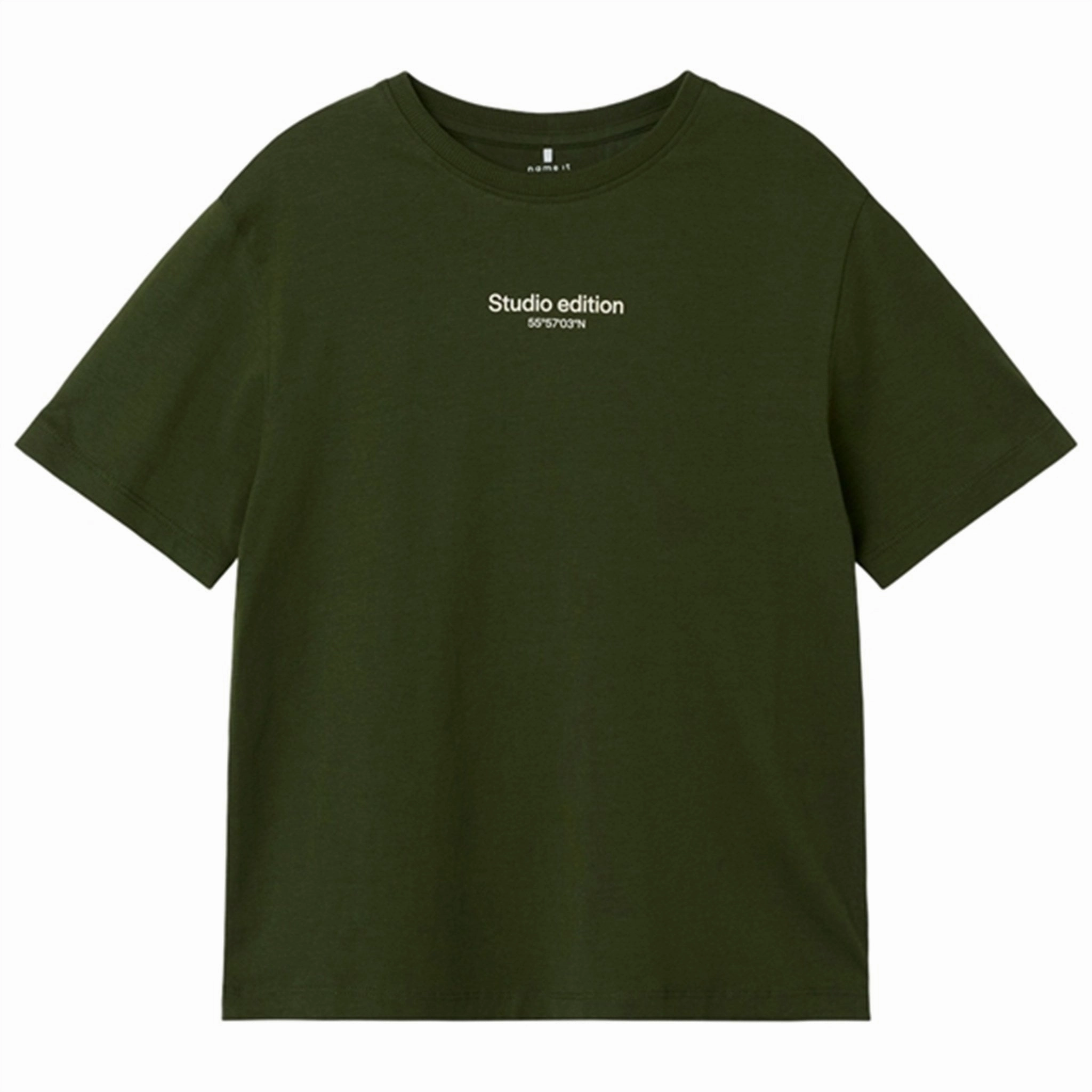Name it Rifle Green Brody T-Shirt Noos Sporty Vibe Versatile Comfort Style