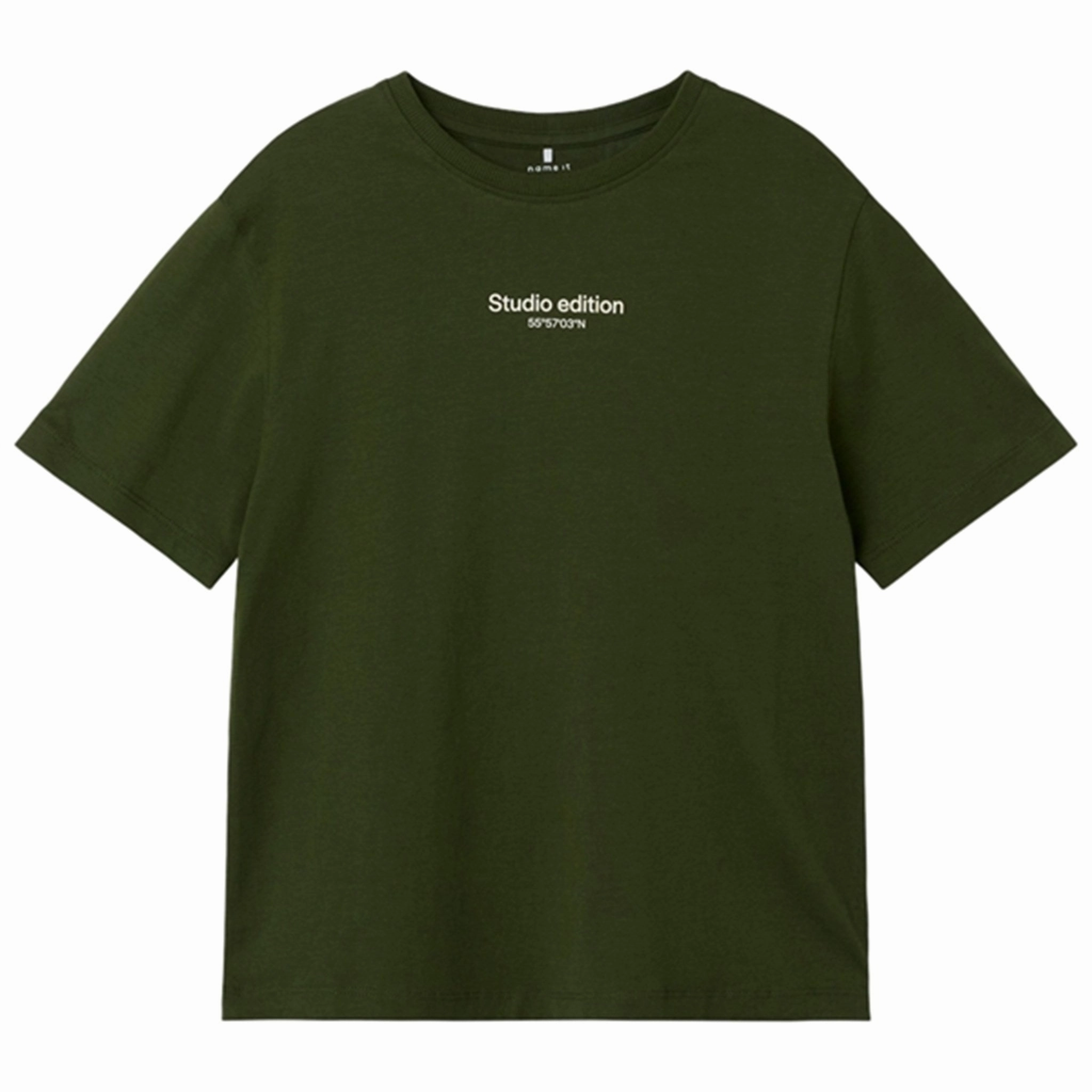 Sustainable Textile Name it Rifle Green Brody T-Shirt Noos