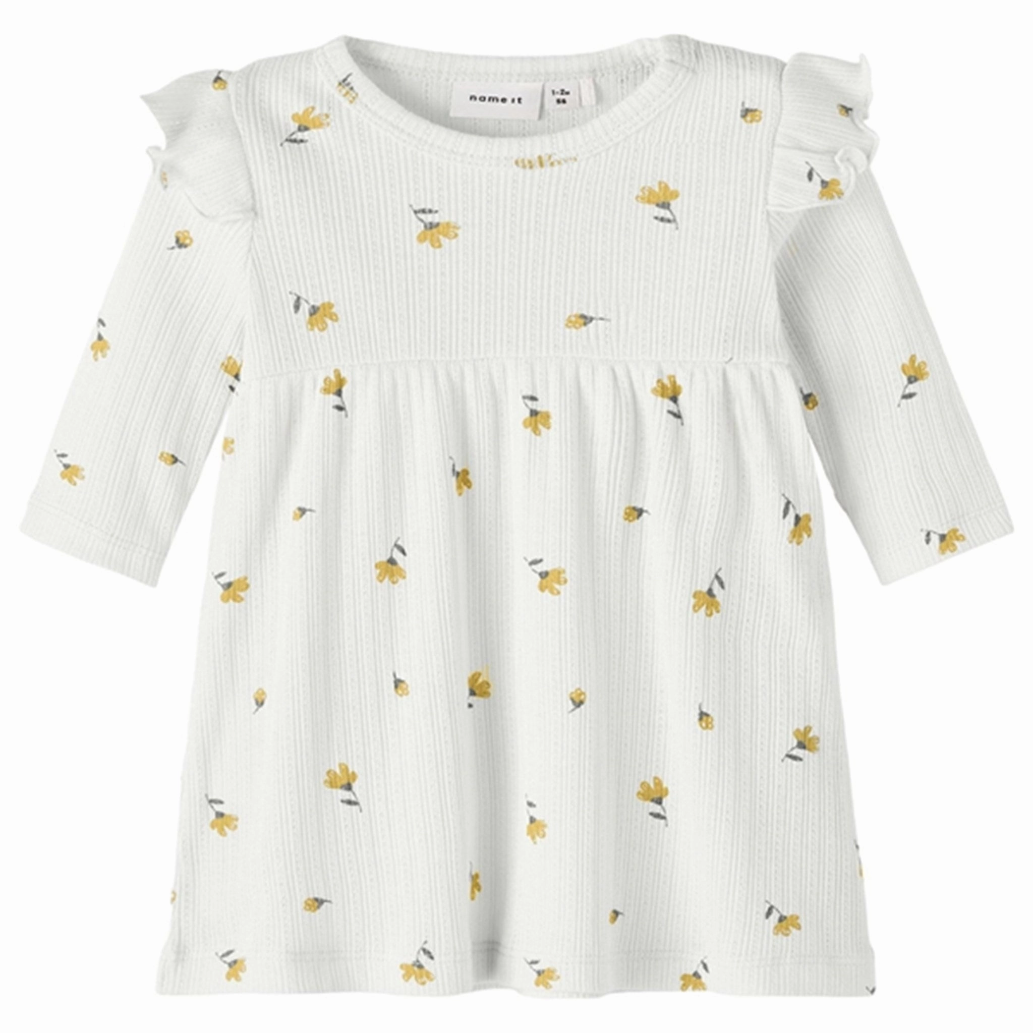 Name it Bright White Fabina Dress Date Vibe Casual Essential