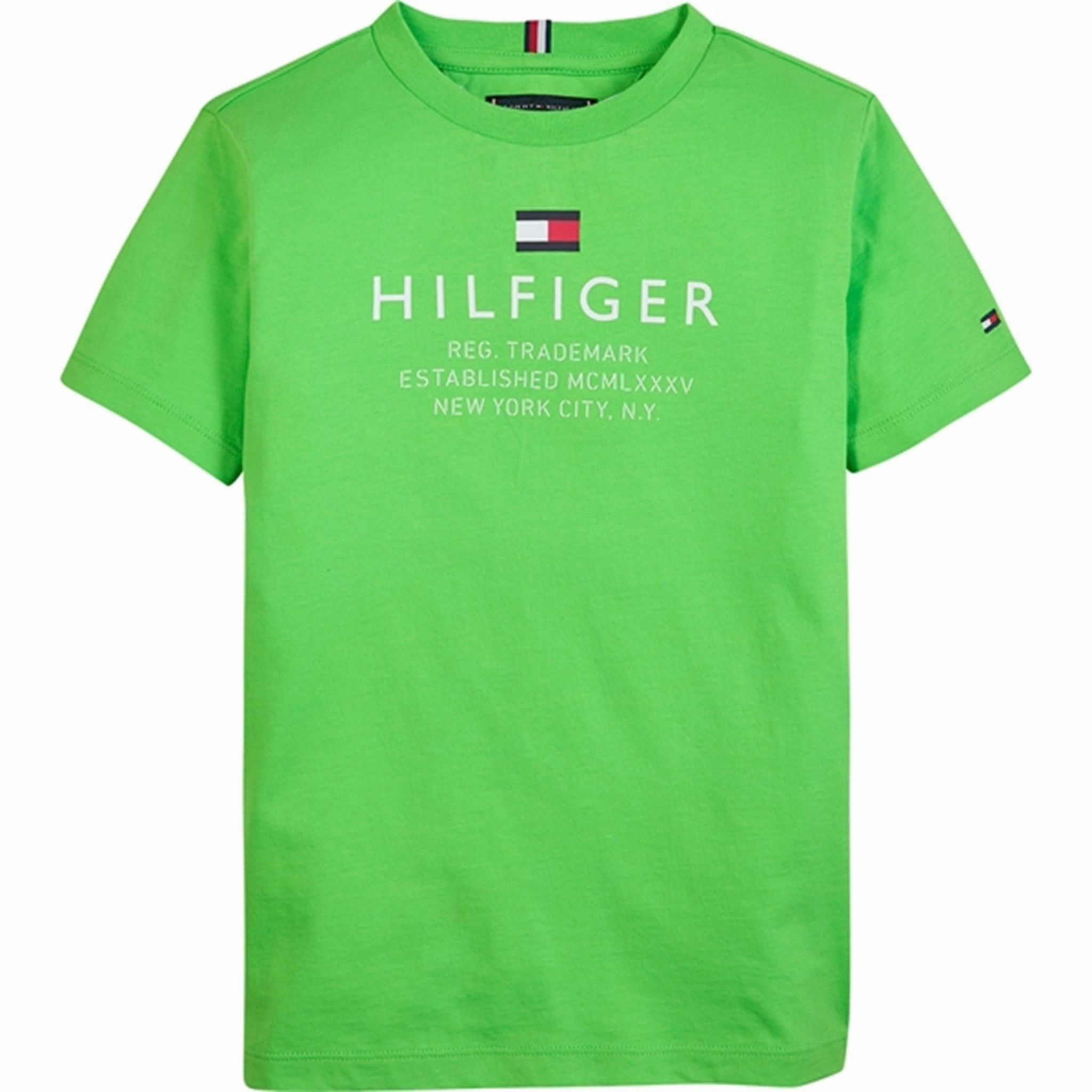 Tommy Hilfiger Logo T-shirt Spring Lime Anti Odor Treatment