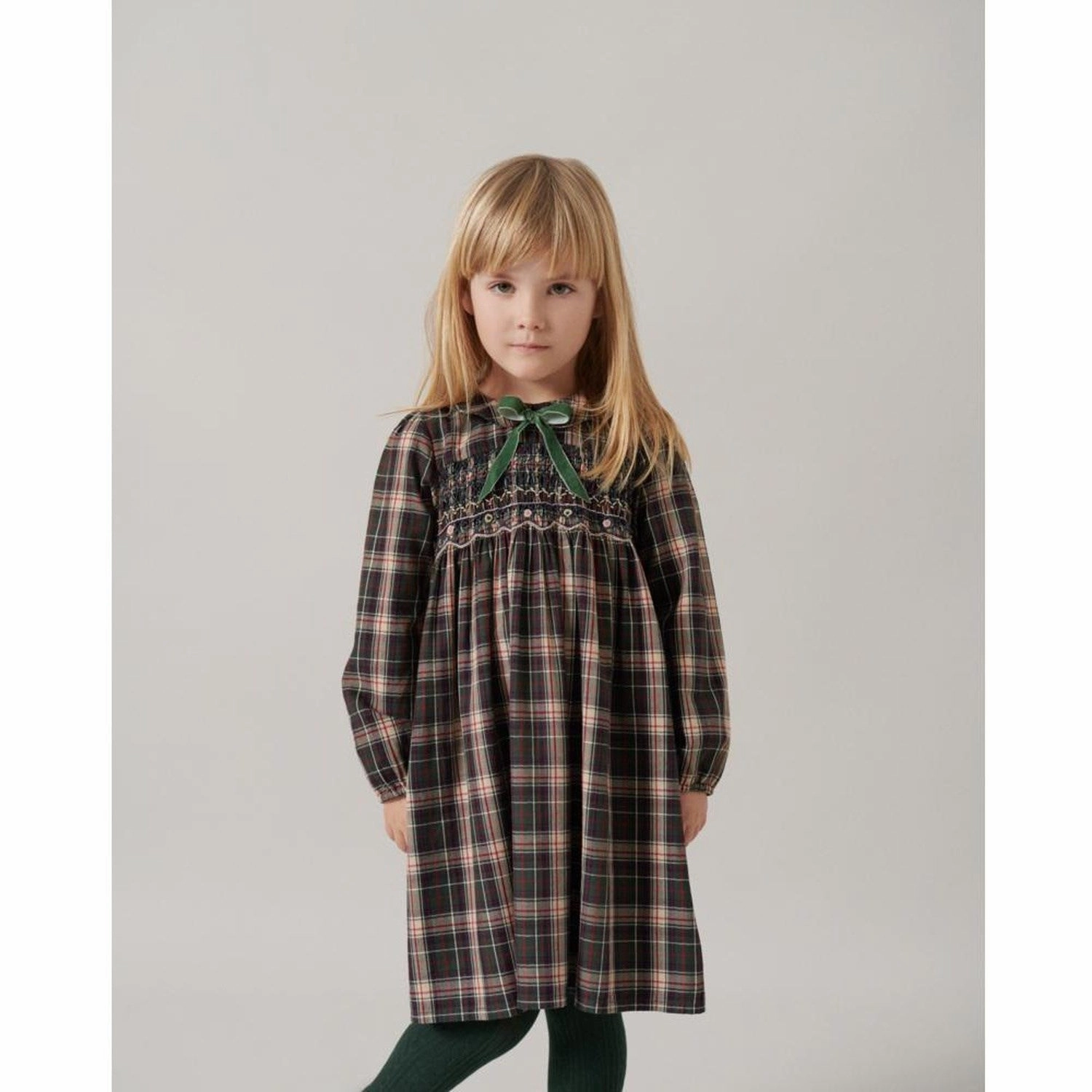 MarMar Check Pine Check Dava Dress Bless Glow