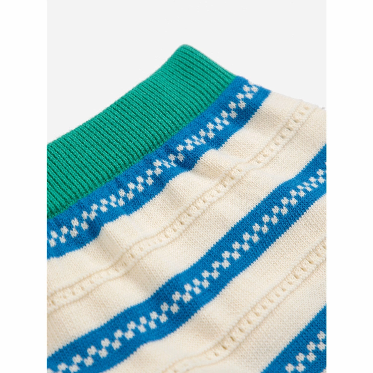 Bobo Choses Offwhite Lucky Fish Knitted Set mid-rise