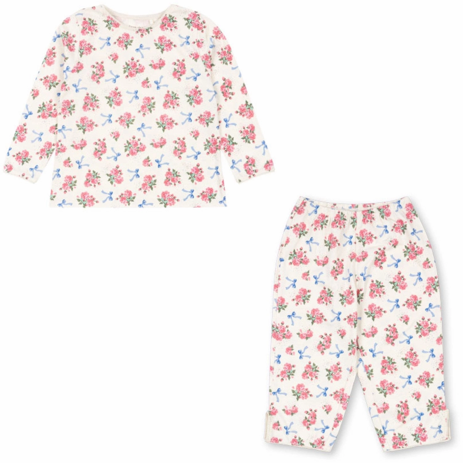 Konges Sl?jd Bella Rosita Gio Bow Set GOTS Striped Pattern Non-Iron