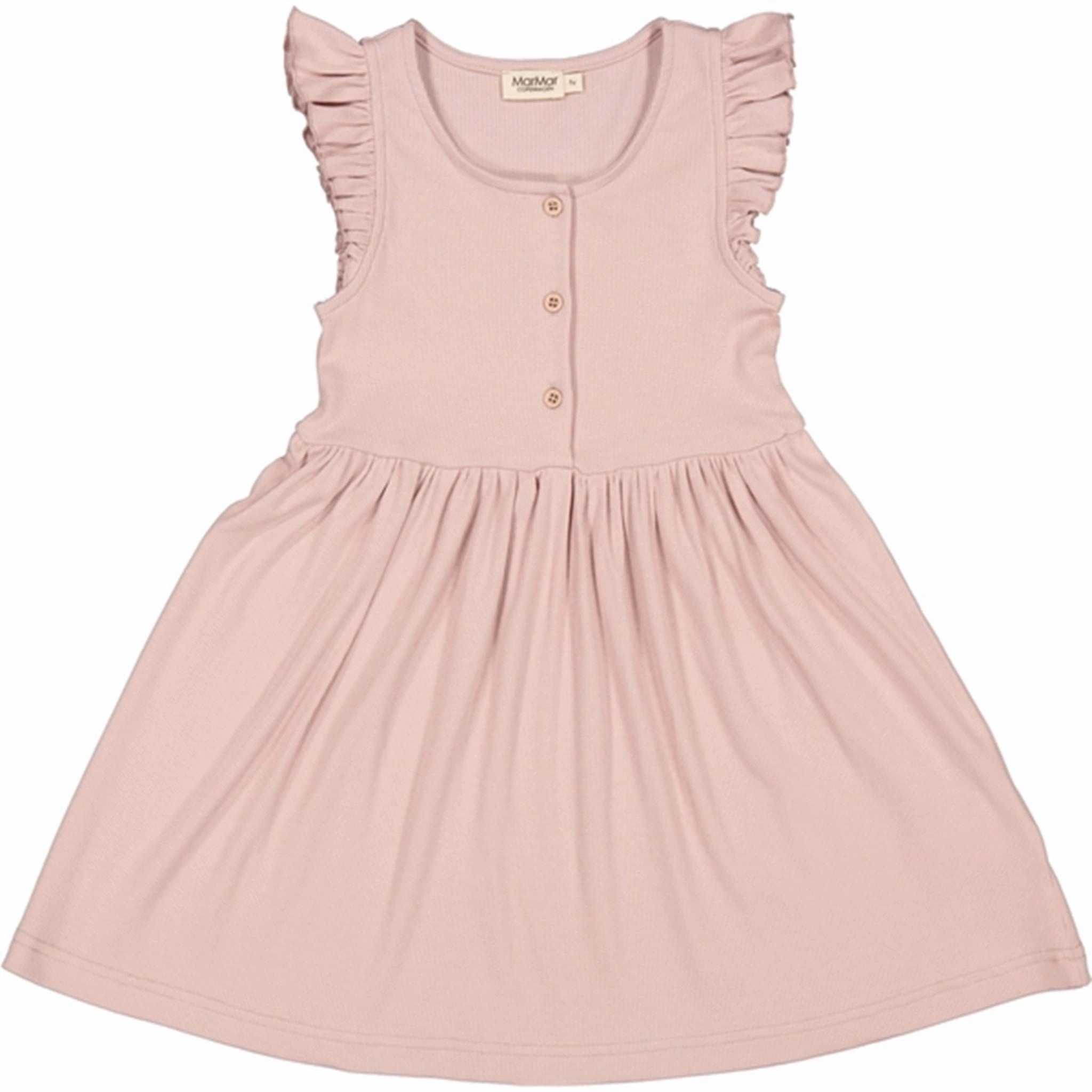 MarMar Modal Rib Faded Rose Dova Frill Dress Balanced Form