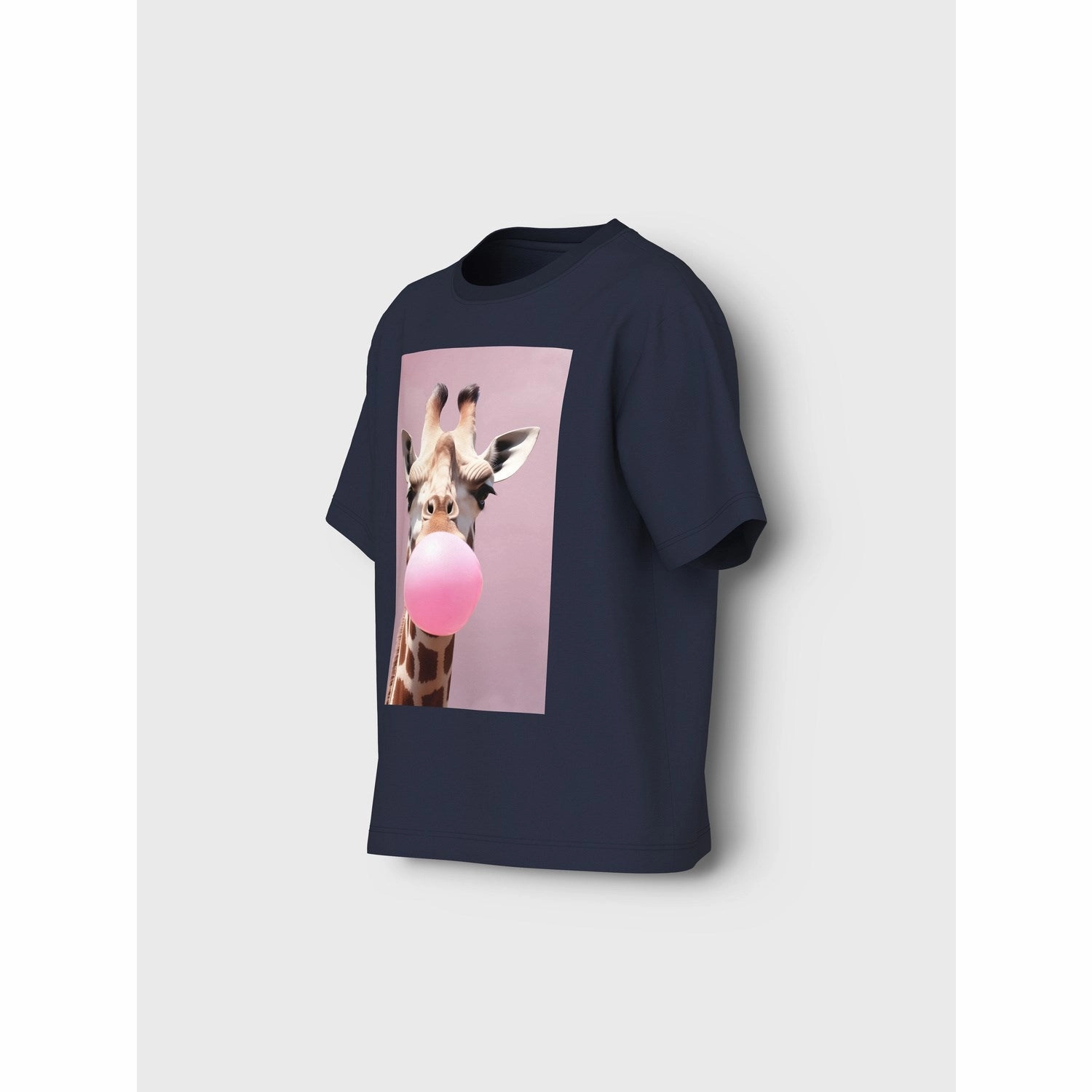 Name It Navy Blazer Giraffe Nkfvotea Ss Nreg Top polo neck