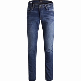 Jack & Jones Junior Blue Denim Original Glenn Jeans 814 Noos Flexible Waist Premium Party Look