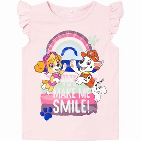 Thermal Regulating Layer Outdoor Trend Name It Parfait Pink Asana Paw Patrol T-Shirt