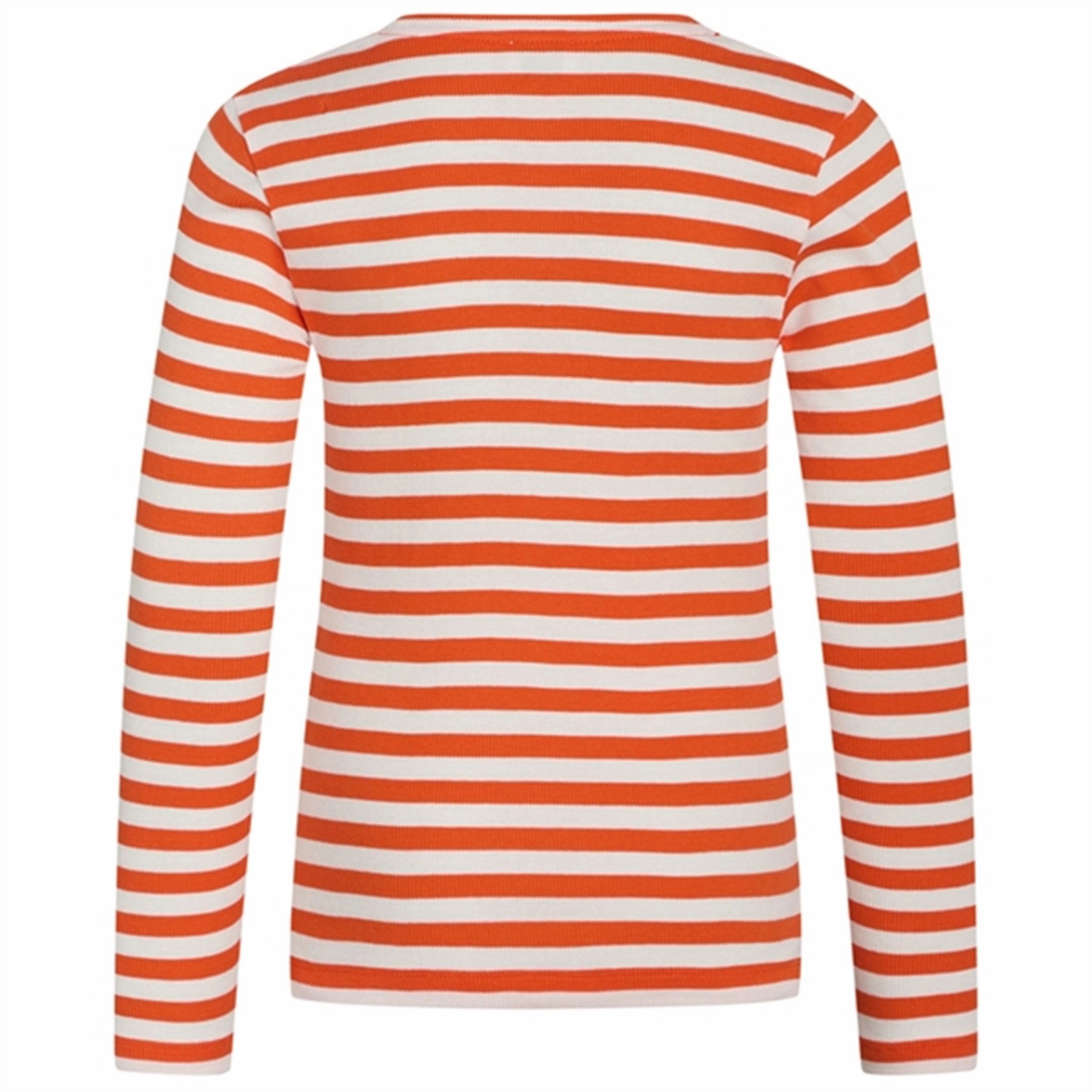 Affordable Fashion Stylish Element Mads N?rgaard 2x2 Cotton Stripe Talino Bluse Puffin's Bill/Cloud Dancer