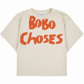 Bobo Choses Offwhite T-shirt Sustainable Packaging Light Style