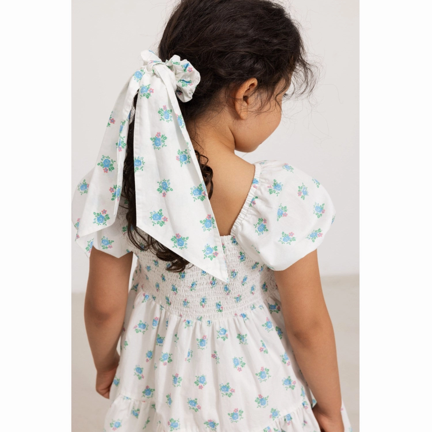 Flowing Layers MarMar Poplin Summer Bouquet Dyman Dress