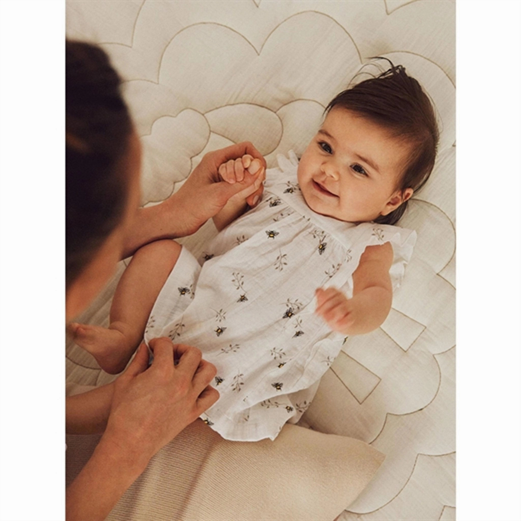 Name it Bright White Hasine Dress TearResistantFabric