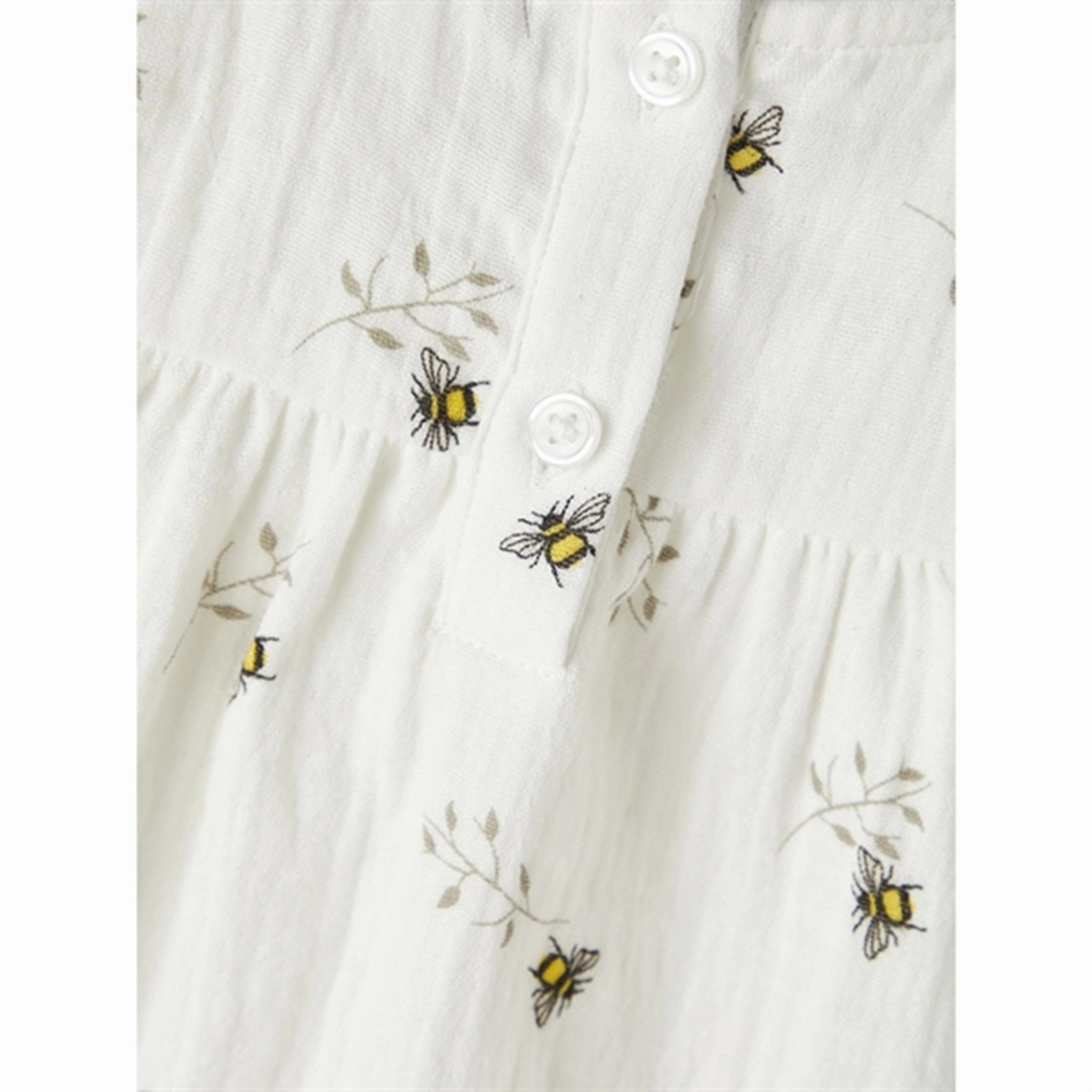 Name it Bright White Hasine Dress Soft and Stylish New York