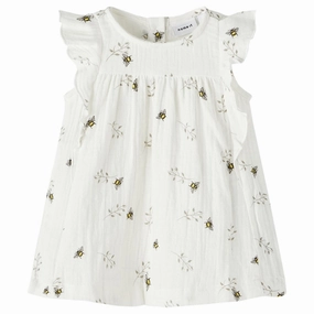 French Vibe Eco-Lining Name it Bright White Hasine Dress