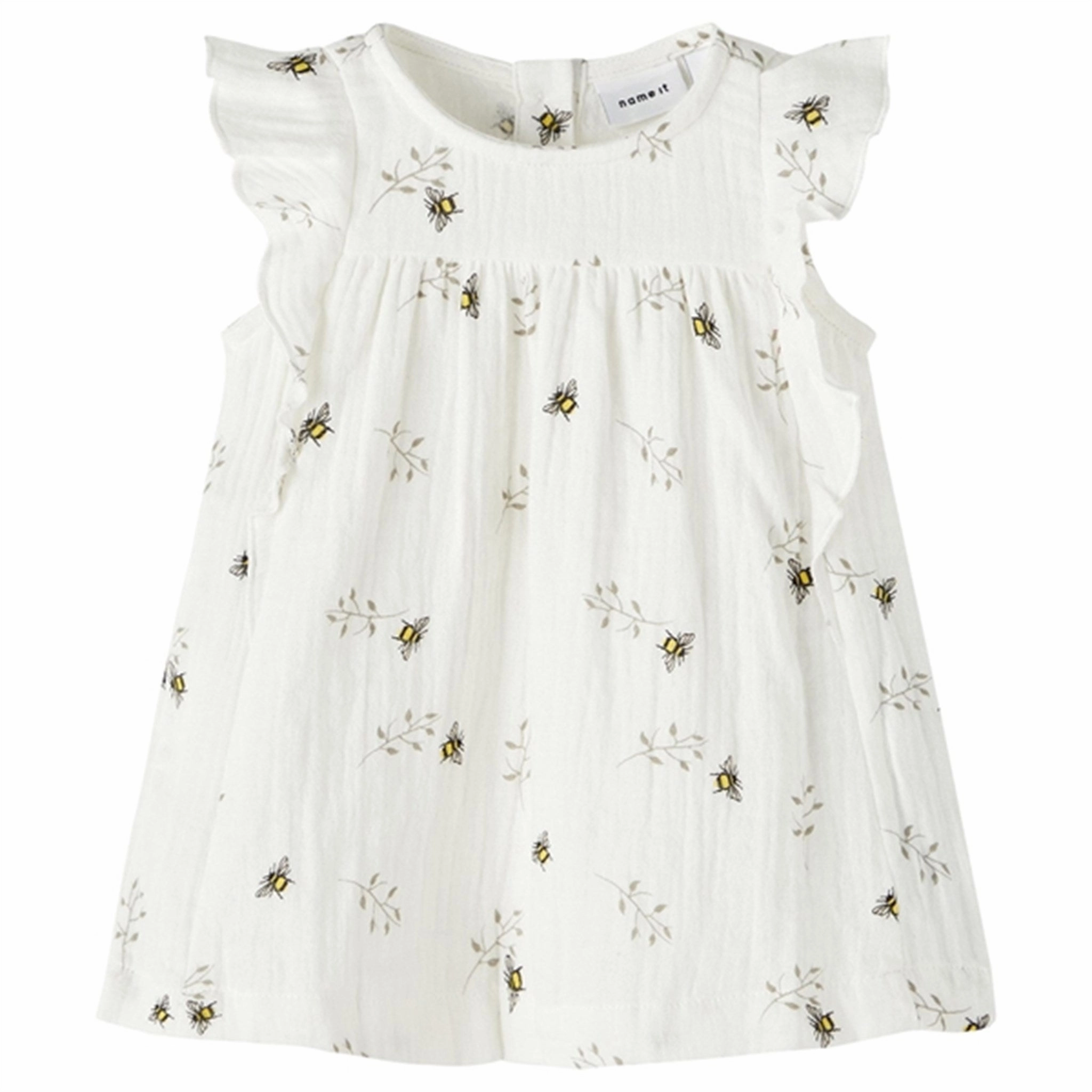 Name it Bright White Hasine Dress Office Friendly