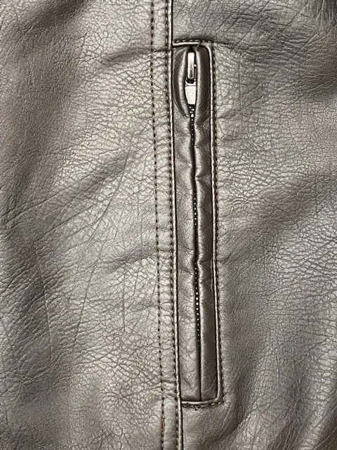 Rain Shield Eco Friendly Textile Censured Giacca da Uomo in ecopelle JMWHAMT PMA 14 marrone scuro