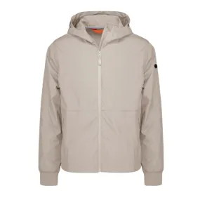 Censured giubbino leggero con cappuccio da uomo JMC157THPO4 595 beige chiaro NoiseReduced Closure System sports practice