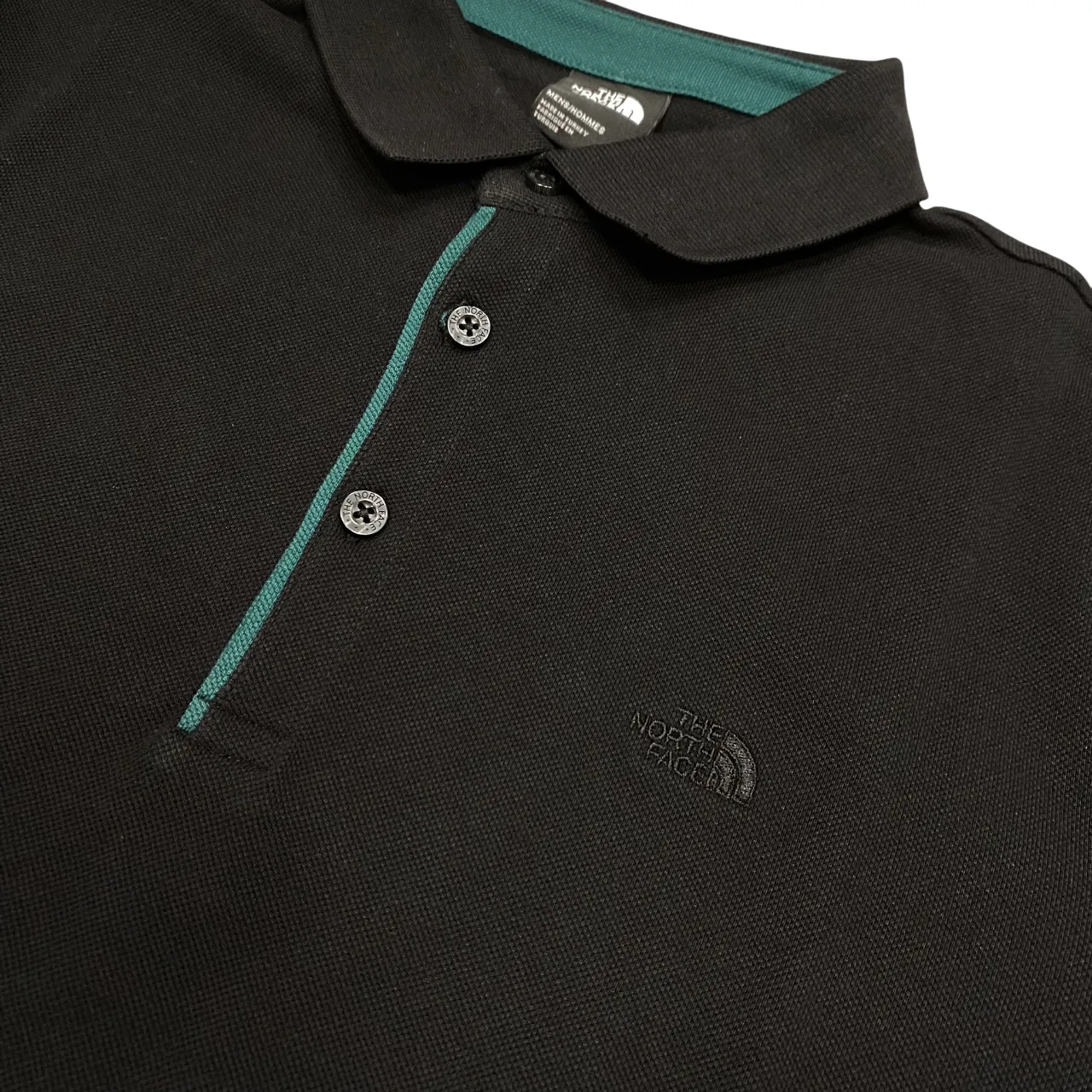 The North Face polo Premium Slim da uomo NF0A8C1NJK3 nero Comfortable Stretch