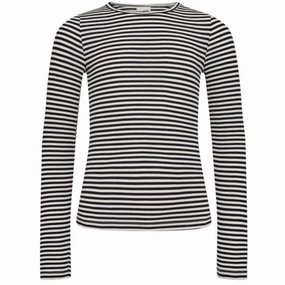 Modern Style Sofie Schnoor Navy Striped Blouse