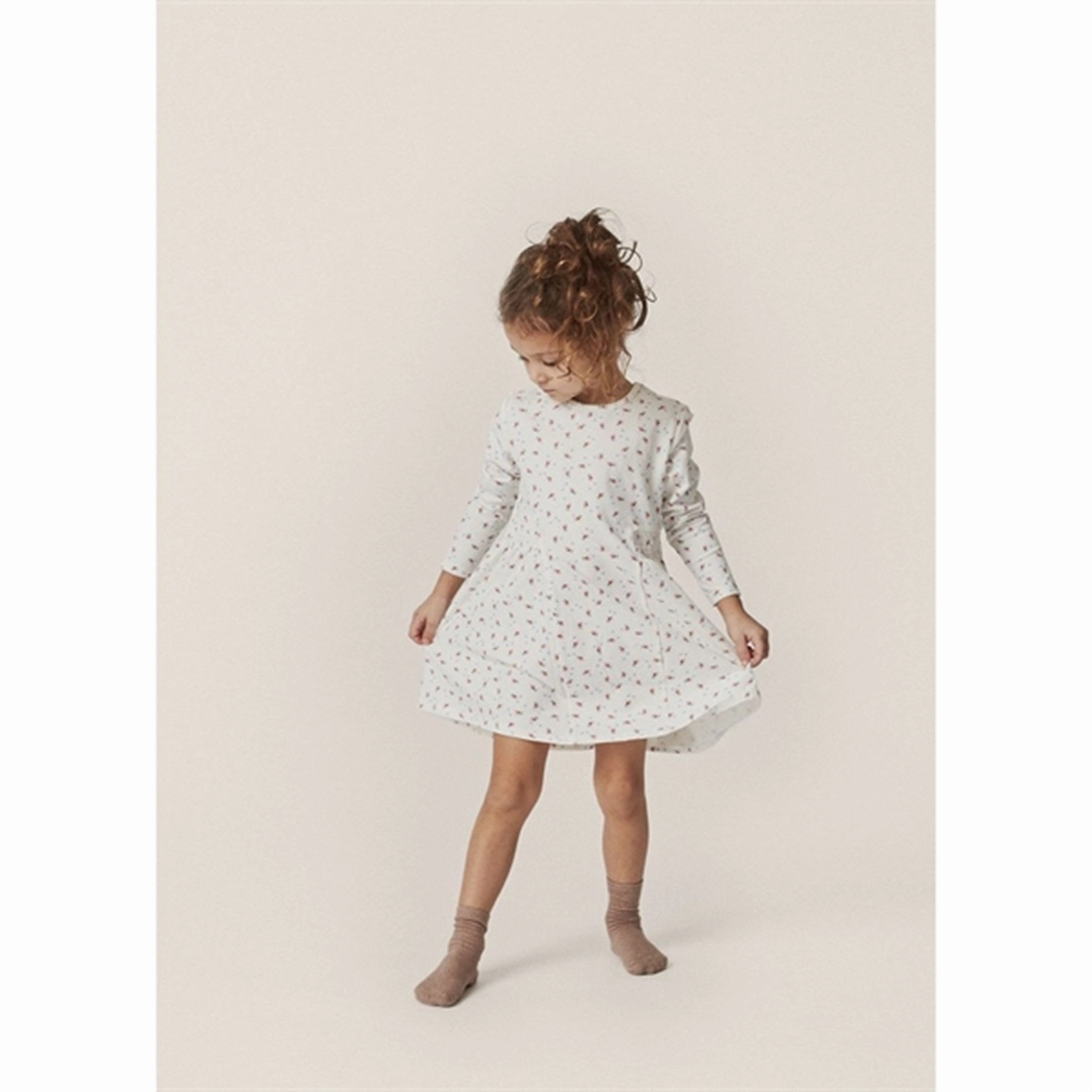 Konges Sl?jd Brise D?? ??t?? White Basic Dress Flattering Look Fit Soft And Comfortable