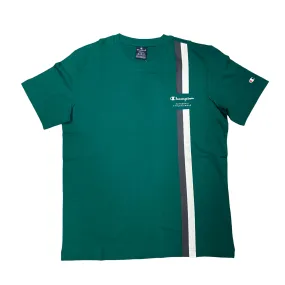 Champion maglietta manica corta da uomo 219736 verde Fashion Must-Have Durable Ribbed Hem