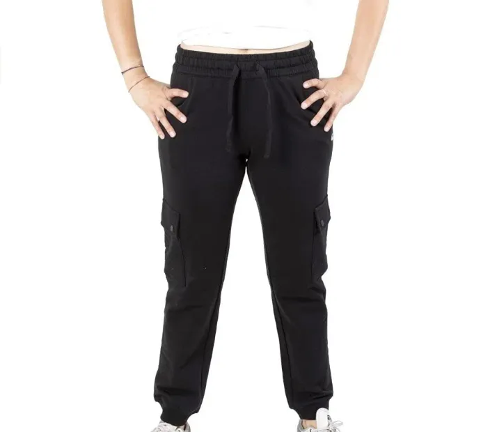 Champion Pantalone Cargo con Polsino al fondo 114445 KK001 NBK black HighRiseWaist EcoFriendlyMaterials