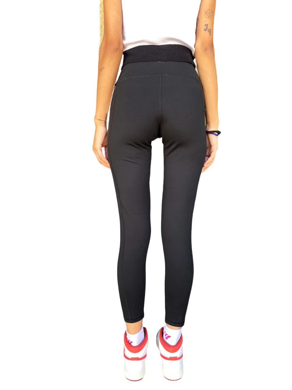 QuickRecovery Stretch Material Champion pantalone sportivo da donna Capri M1406 X001 nero