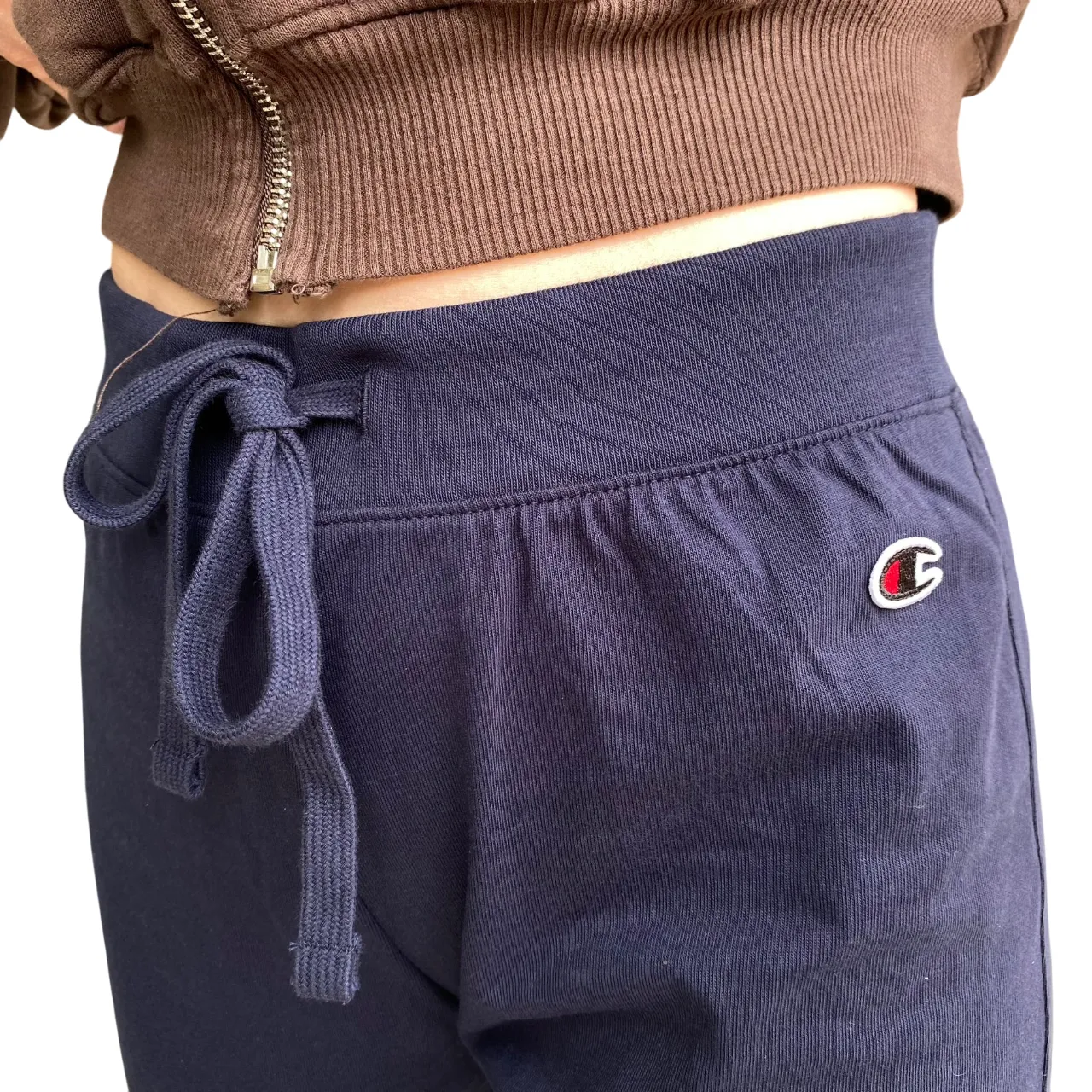 Champion pantalone sportivo da donna con polsino 118095 BS501 blu DynamicFlex wallet