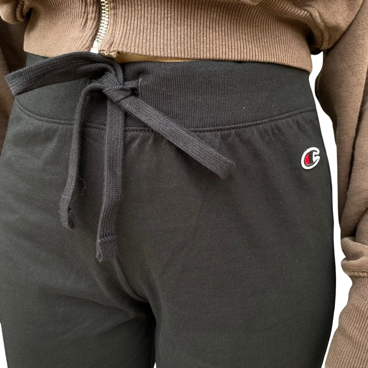 Durable Polyester Blend softball field Champion pantalone sportivo da donna con polsino 118095 KK001 nero