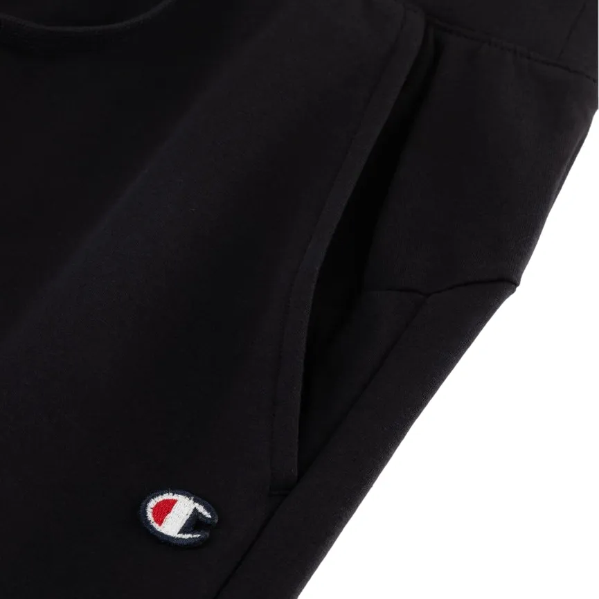 Champion pantalone sportivo da donna in cotone di felpa leggera elasticizzata Legacy 116609 KK001 nero LayeredProtectionSystem