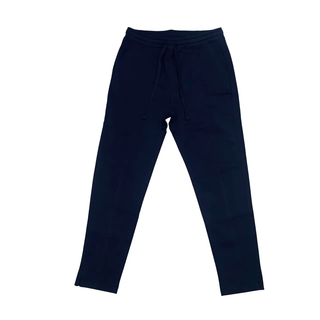 Champion pantalone sportivo da uomo  in cotone garzato con orlo dritto 117454 BS501 blu Flexible Gusset Design SnagFreeFabric