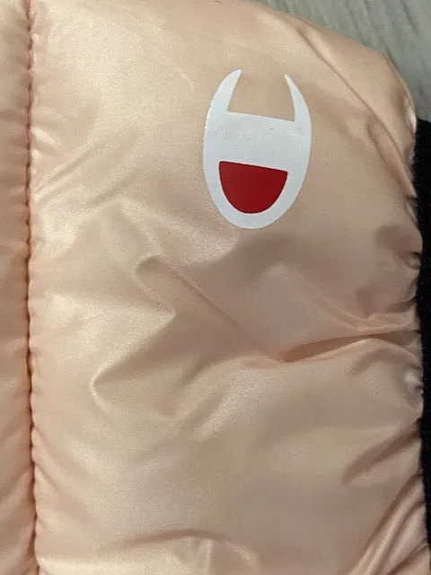 Champion piumino con cappuccio da bambina 305826 PS157 PKN rosa Windproof Wear full-zip