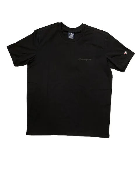 Champion T-shirt manica corta da uomo Legacy Americans Classic Small Logo 218539 KK002 NBK nero Award-winning SeamFreeShoulders