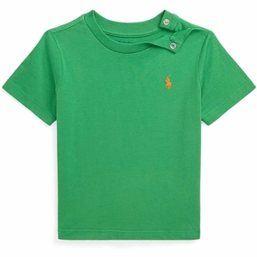 Ralph Lauren Baby T-Shirt Preppy Green Casual Layers