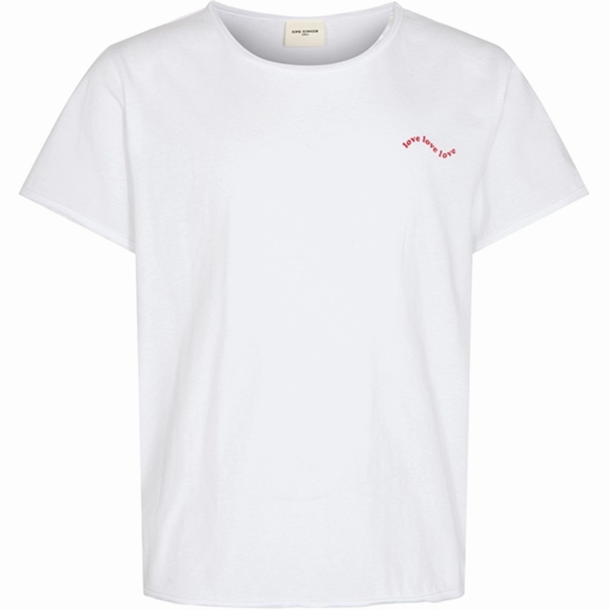 Cozy Style Easy Wear Look Sofie Schnoor Brilliant White T-shirt